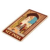 India Reizen Poster Magneet (Linkerzijde)