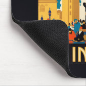 India Reizen Poster Mousepad Muismat (Hoek)