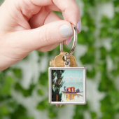 India Reizen Poster Sleutelhanger (Hand)
