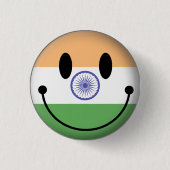 India Ronde Button 3,2 Cm (Voorkant)