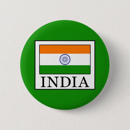 India Ronde Button 5,7 Cm (Voorkant)