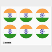 india ronde sticker (Vel)