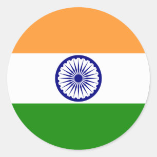 india ronde sticker