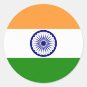 india ronde sticker (Voorkant)
