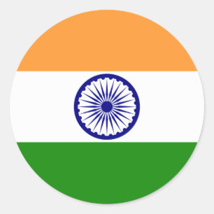 india ronde sticker