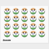 India Ronde Sticker (Vel)