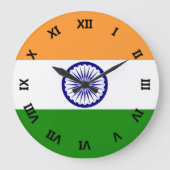 india round clock grote klok (Voorkant)