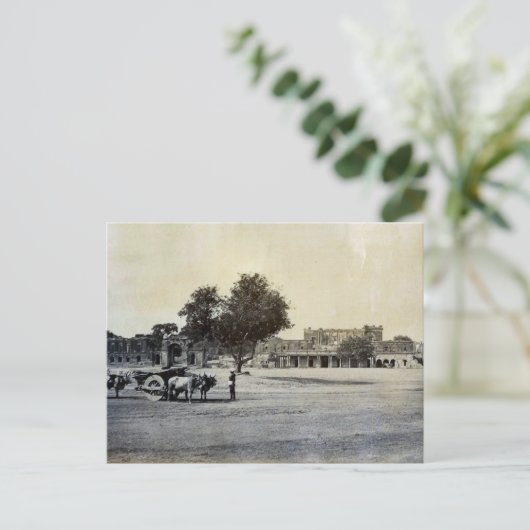  India, Ruins of the Resident Lucknow Briefkaart (Staand voorkant)