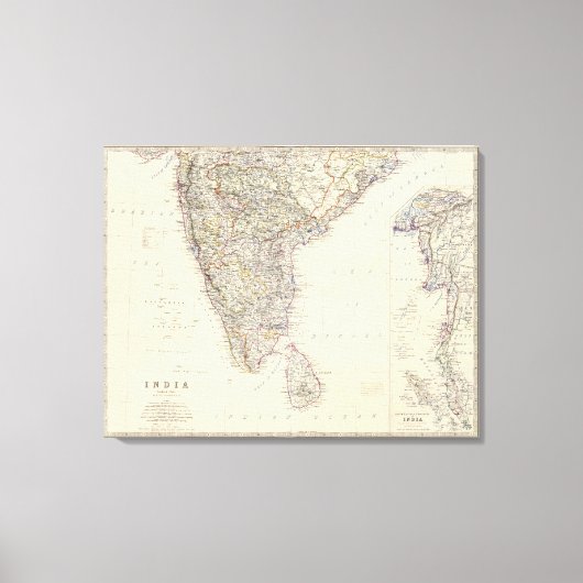 India S Canvas Afdruk (Voorkant)