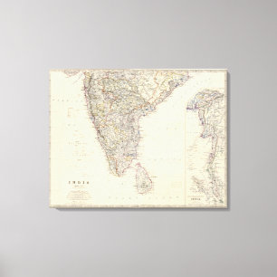 India S Canvas Afdruk