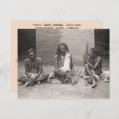  India, Sadhus, Indische heilige mannen Briefkaart (Voorkant / Achterkant)