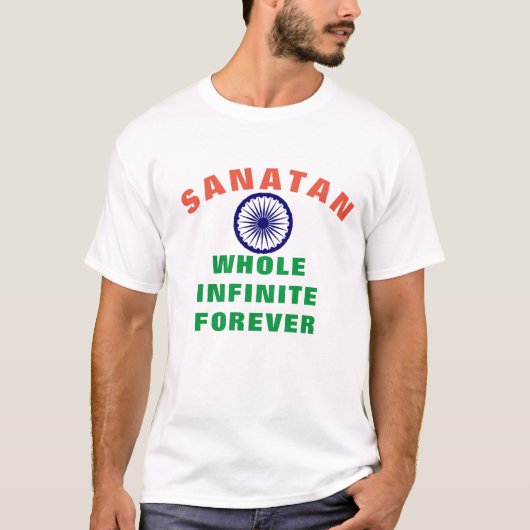 India Sanatan sterke patriottische desi Indische P T-shirt (Voorkant)