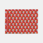 INDIA-scripts Christelijk LOVE HOESJES Red Fleece Deken (Voorkant (Horizontaal))