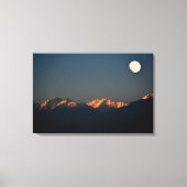 India - Sikkim, Pelling sunset Canvas Afdruk (Voorkant)