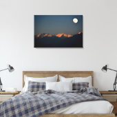 India - Sikkim, Pelling sunset Canvas Afdruk (Insitu (Slaapkamer))