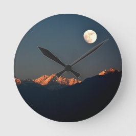 India - Sikkim, Pelling sunset Ronde Klok