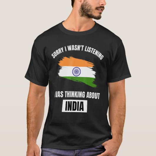 India Sorry dat ik niet luisterde naar Indi T-shirt (Voorkant)