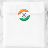 India speciale dag Trotse Indiaan Ronde Sticker (Tas)