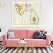 India, Sri Lanka Canvas Afdruk (Insitu (Woonkamer))