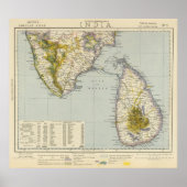 India, Sri Lanka Poster (Voorkant)