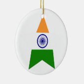 India Star Keramisch Ornament (Rechts)