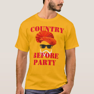 india sterk land voor partij indiaanse premier Mod T-shirt