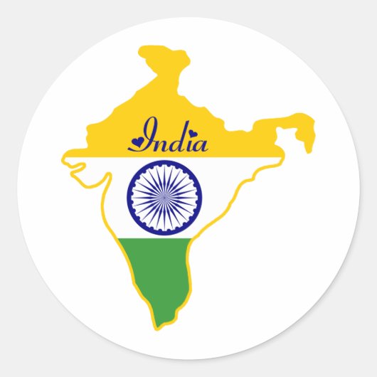 India Sticker (Voorkant)