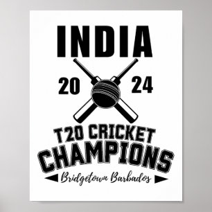 India T20 Cricket Kampioenen  Poster
