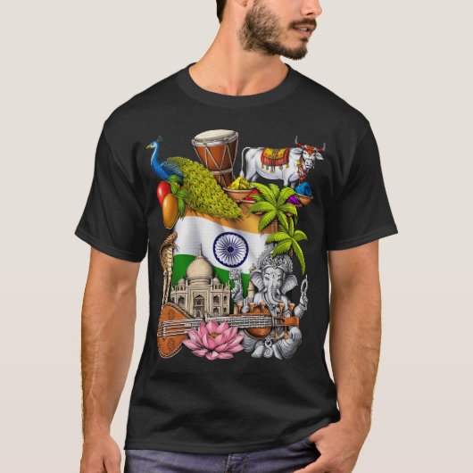 India T-shirt (Voorkant)