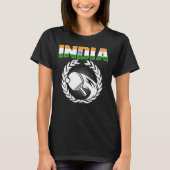 India Table Tennis Indian Ping Pong Supporter Spo T-shirt (Voorkant)