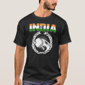 India Table Tennis Indian Ping Pong Supporter Spo T-shirt (Voorkant)