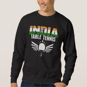India Tafeltennis Trots Indiaanse Ping Pong On Trui