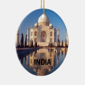 India Taj-mahal angie Keramisch Ornament (Rechts)