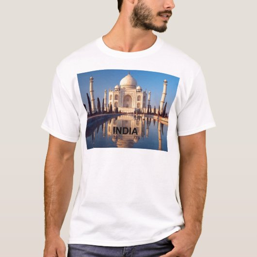 India Taj-mahal angie T-shirt (Voorkant)