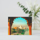 India Taj Mahal Briefkaart (Staand voorkant)