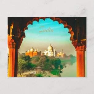 India Taj Mahal Briefkaart