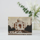  India, Taj Mahal Briefkaart (Staand voorkant)