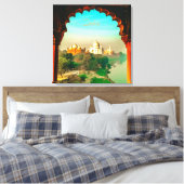 India Taj Mahal Canvas Afdruk (Insitu (Slaapkamer))