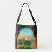 India Taj Mahal Crossbody Tas (Achterkant)