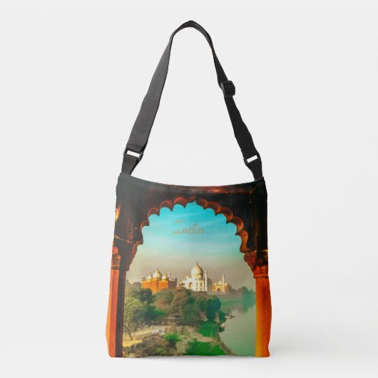 India Taj Mahal Crossbody Tas (Voorkant)
