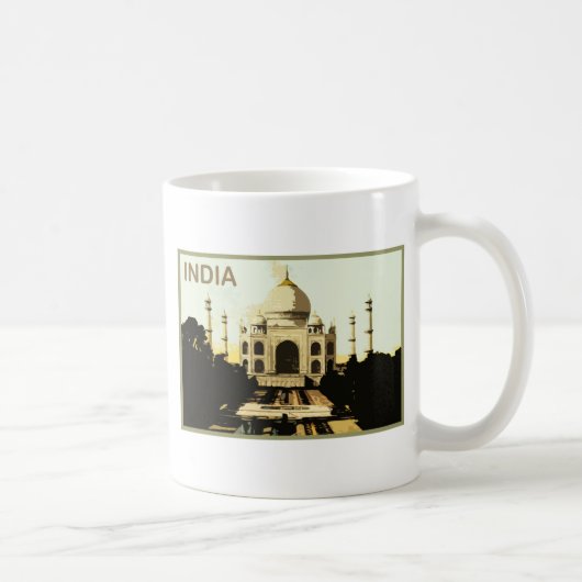 India Taj Mahal Koffiemok (Rechts)