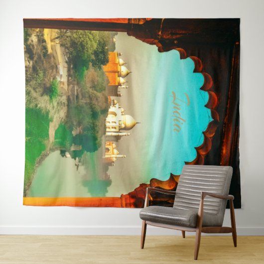 India Taj Mahal Wandkleed (In Situ (horizontaal))