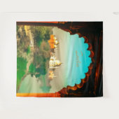 India Taj Mahal Wandkleed (Voorkant (horizontaal))