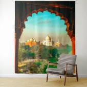India Taj Mahal Wandkleed (In situ)