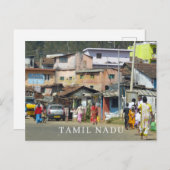 India Tamil Nadu: briefkaart (Voorkant / Achterkant)
