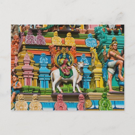 INDIA, Tamil Nadu, Chennai: Kapaleeshwarar Briefkaart (Voorkant)