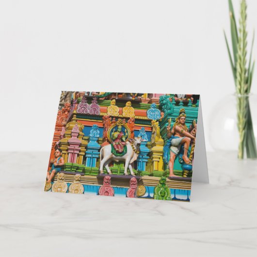 INDIA, Tamil Nadu, Chennai: Kapaleeshwarar Kaart (Voorkant)