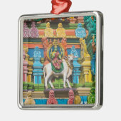 INDIA, Tamil Nadu, Chennai: Kapaleeshwarar Metalen Ornament (Links)