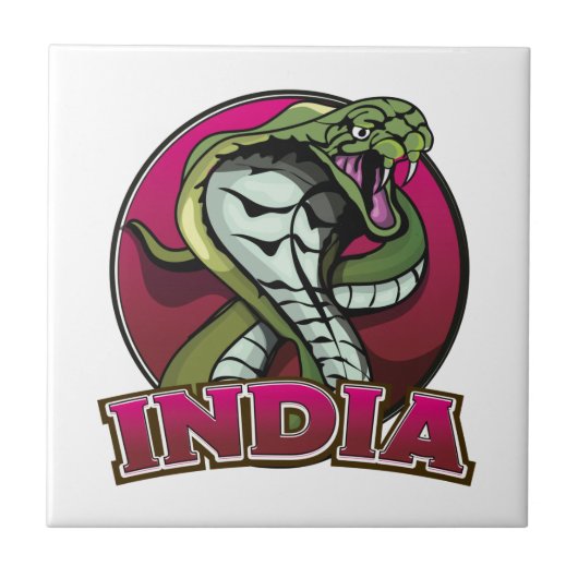 India Tegeltje (Voorkant)