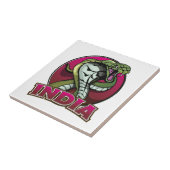 India Tegeltje (Zijkant)